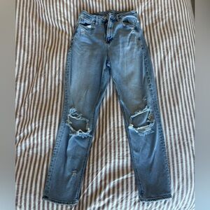 American Eagle Outfitters Light Blue Distressed Jeans